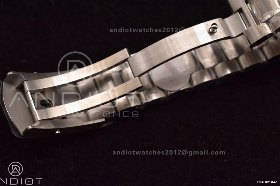 Back MoonWatch Manual SS Winding 1121 Speedmaster Effortless SS OMF Chrono Transparent Movement Black Sapphire Bracelet on Crystal Dial with 1224